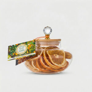Naranja Deshidratada Gourmet · Tarro de Cristal 70g + Sobre 100g